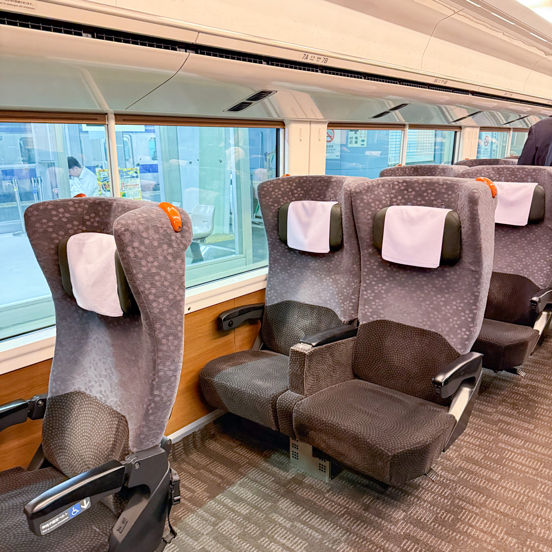 E657系電車グリーン車車内