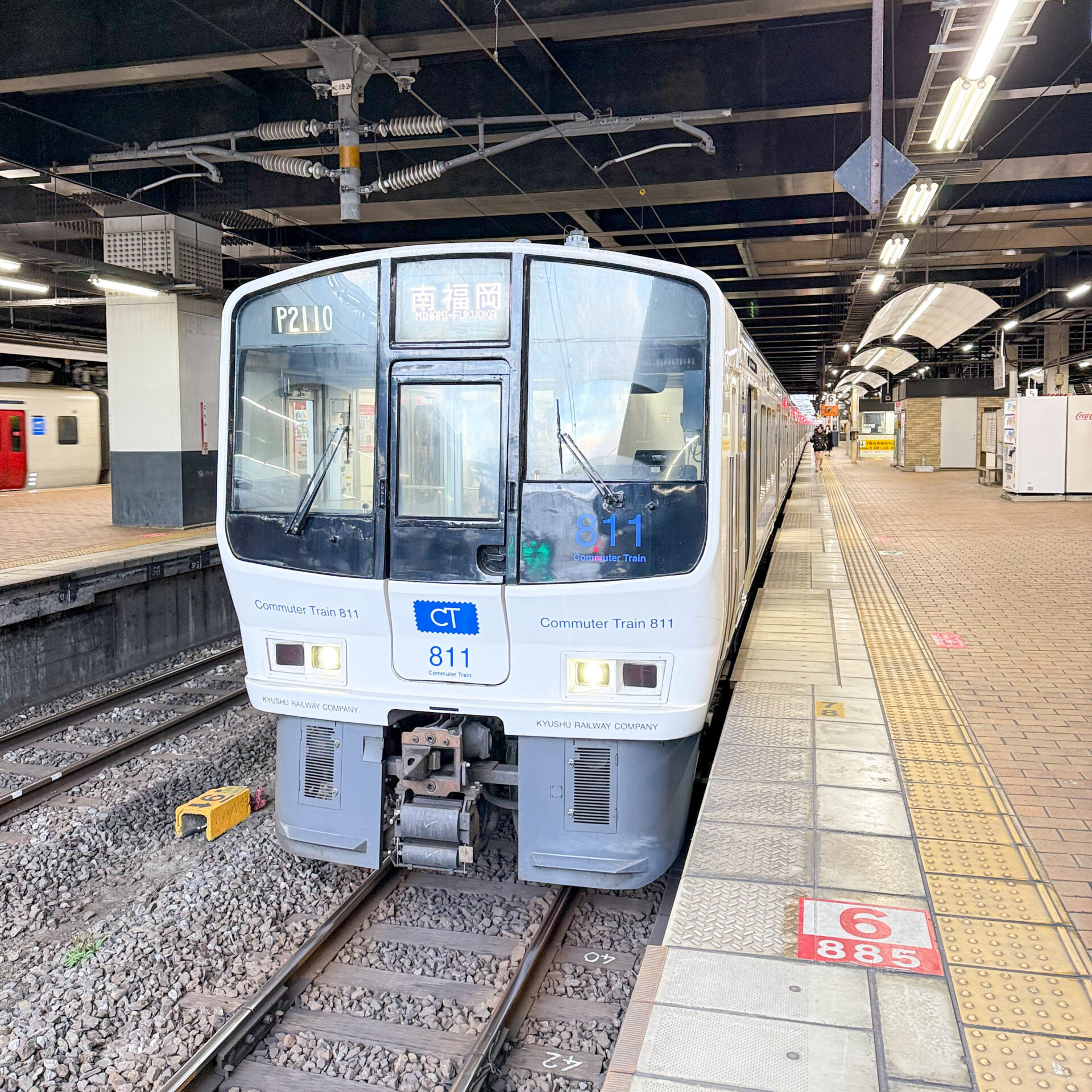 鹿児島本線普通列車小倉駅にて