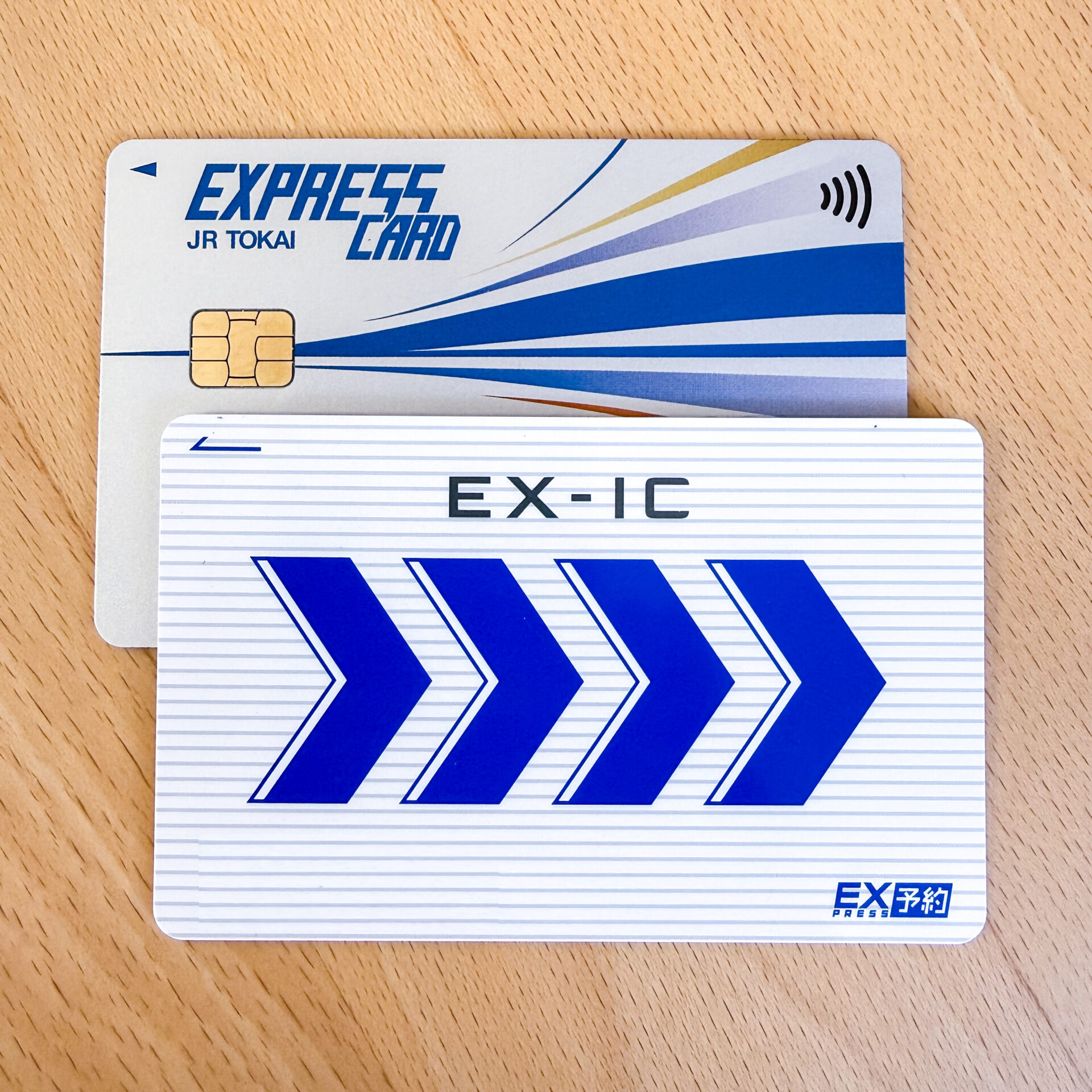 JR東海エクスプレスカードとEXICカード