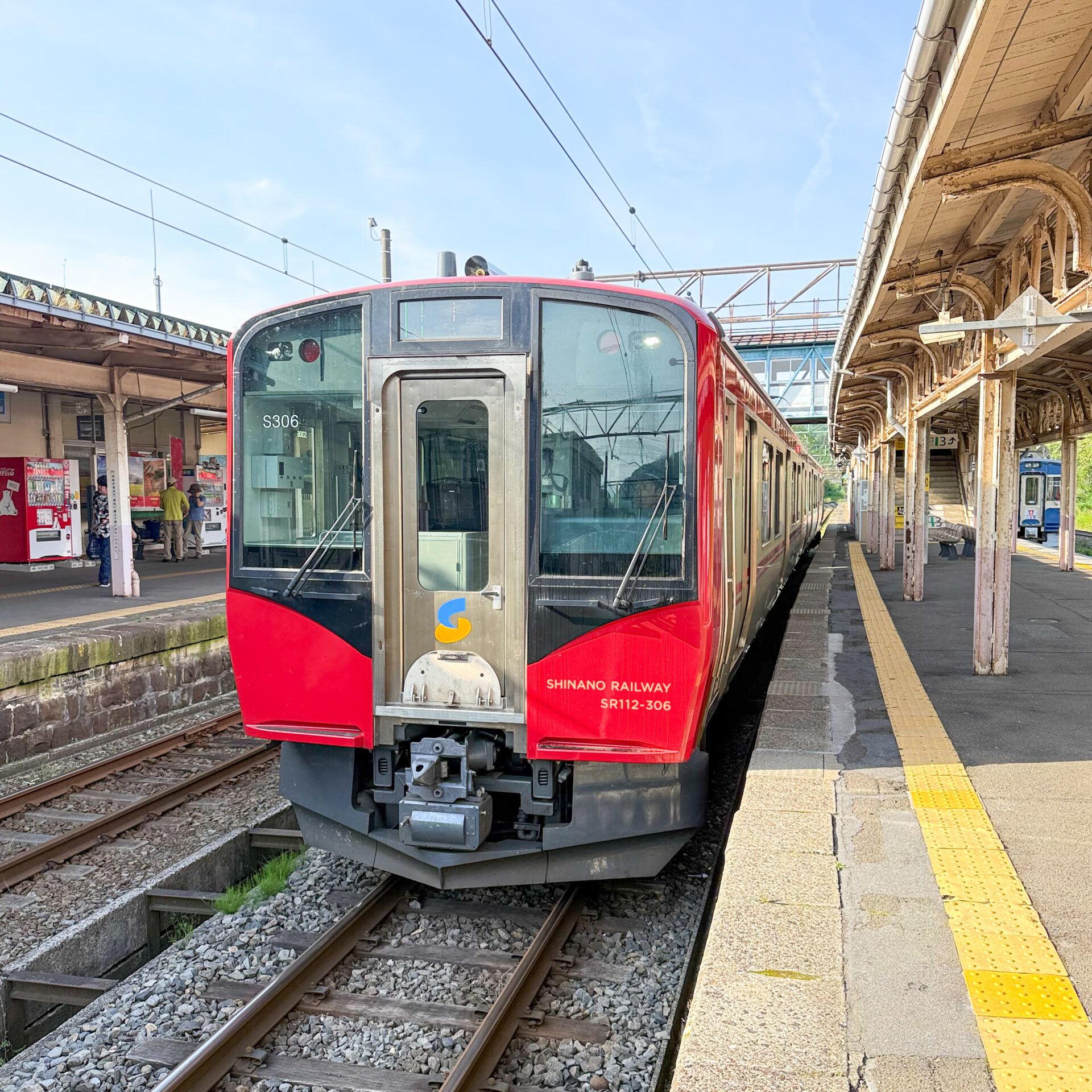 しなの鉄道普通列車妙高高原駅にて