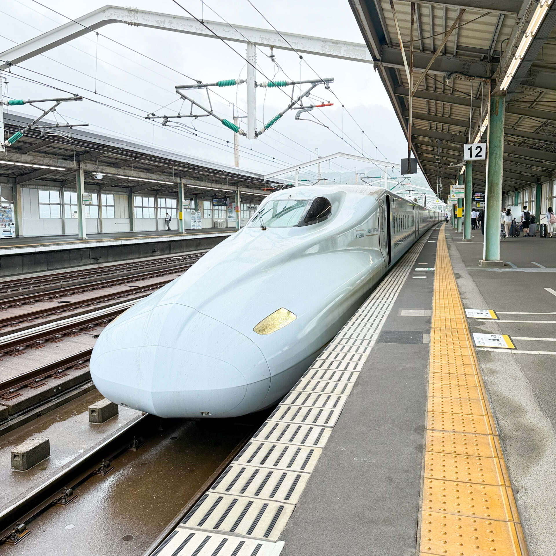 山陽・九州新幹線N700系新山口駅にて