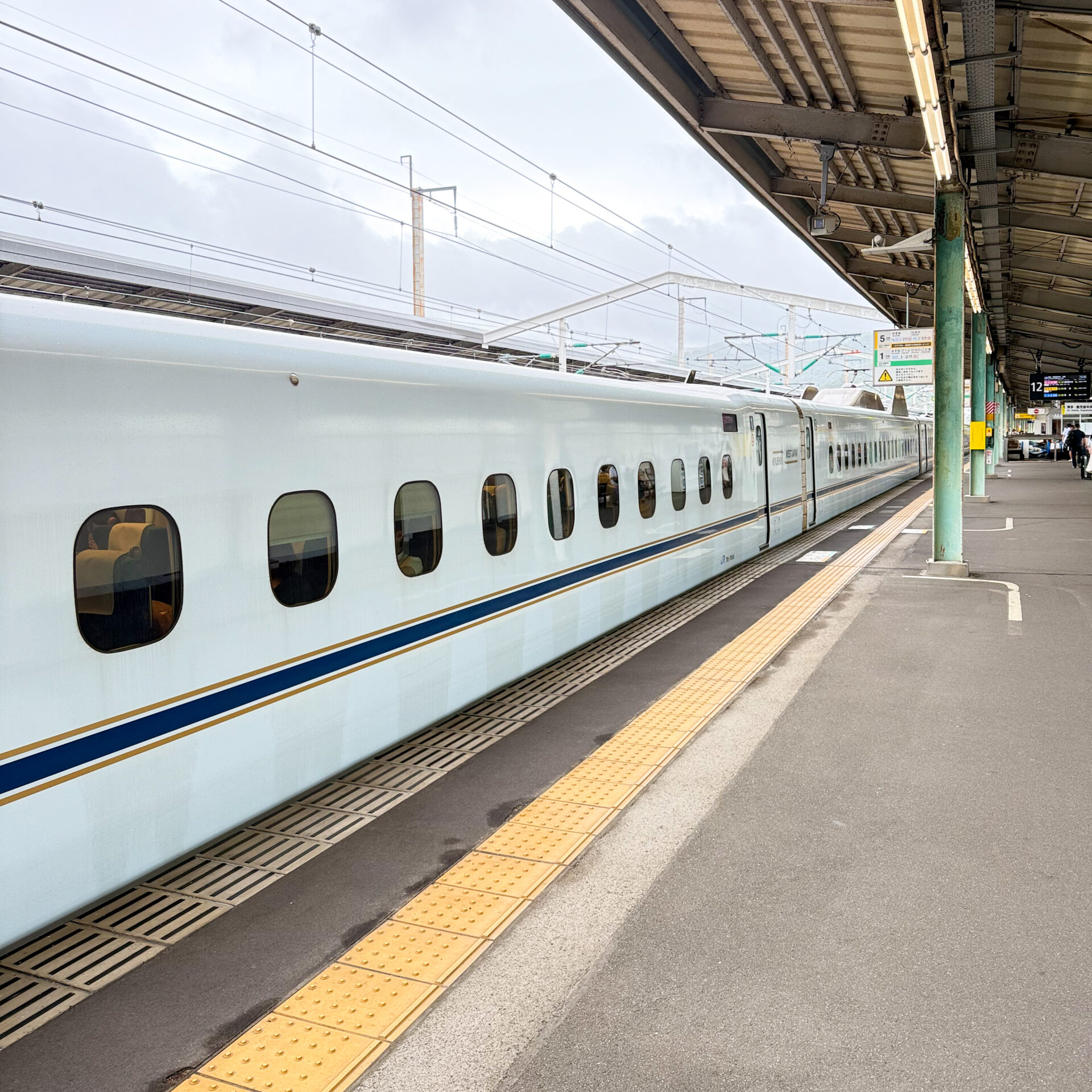 山陽・九州新幹線N700系新山口駅にて