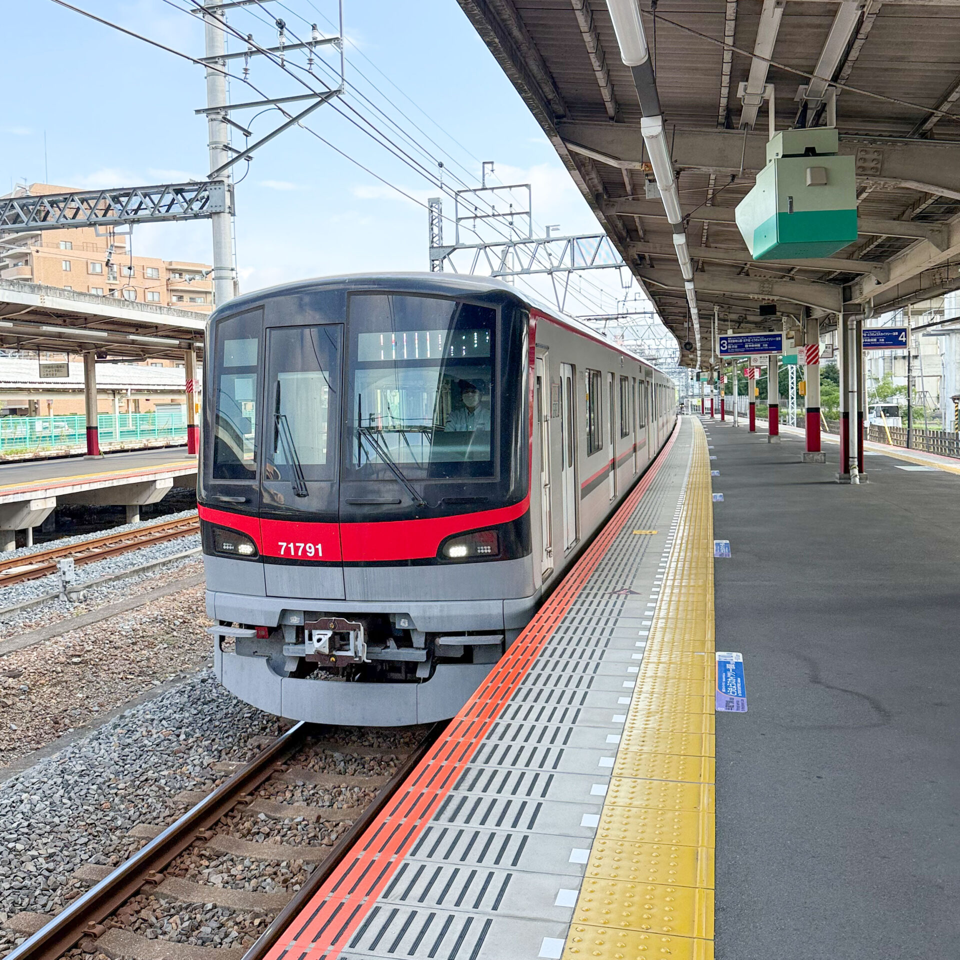 THライナー東武久喜駅にて