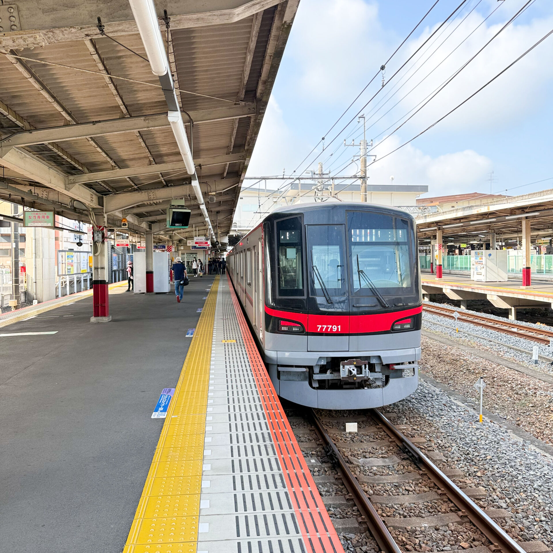 東武久喜駅ホーム