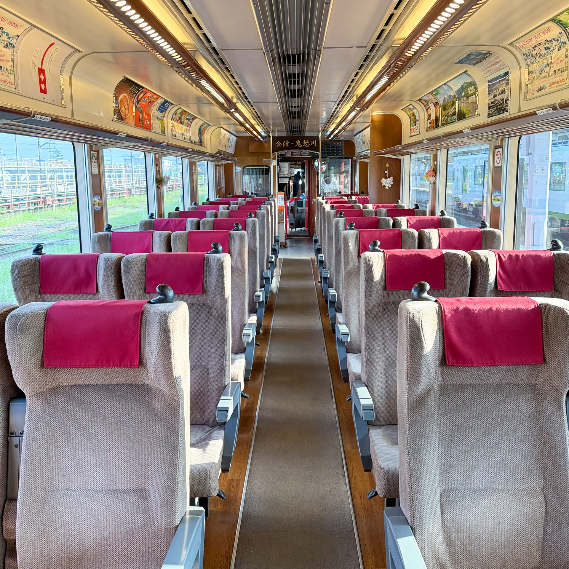AIZUマウントエクスプレス車内