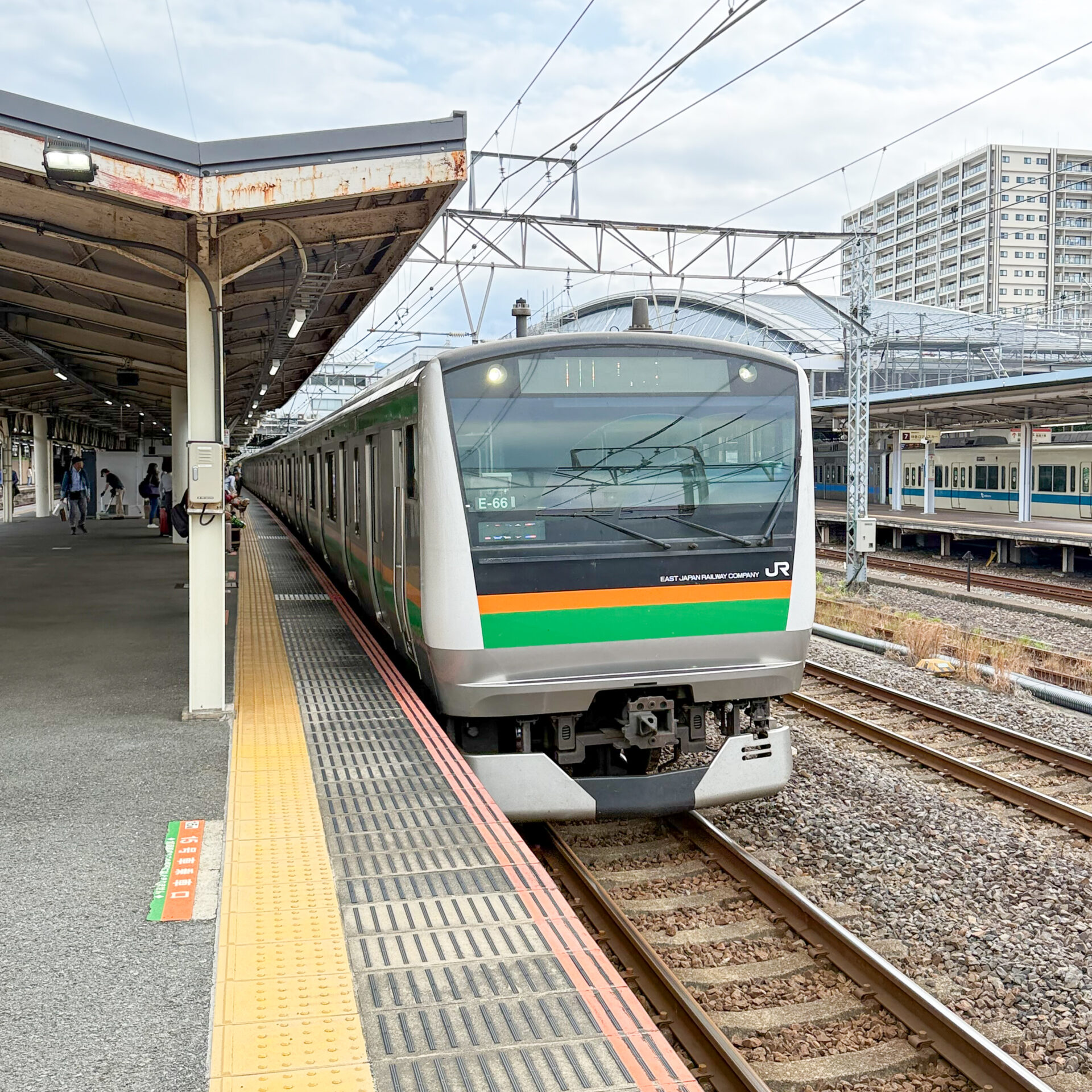 東海道線小田原駅ホーム