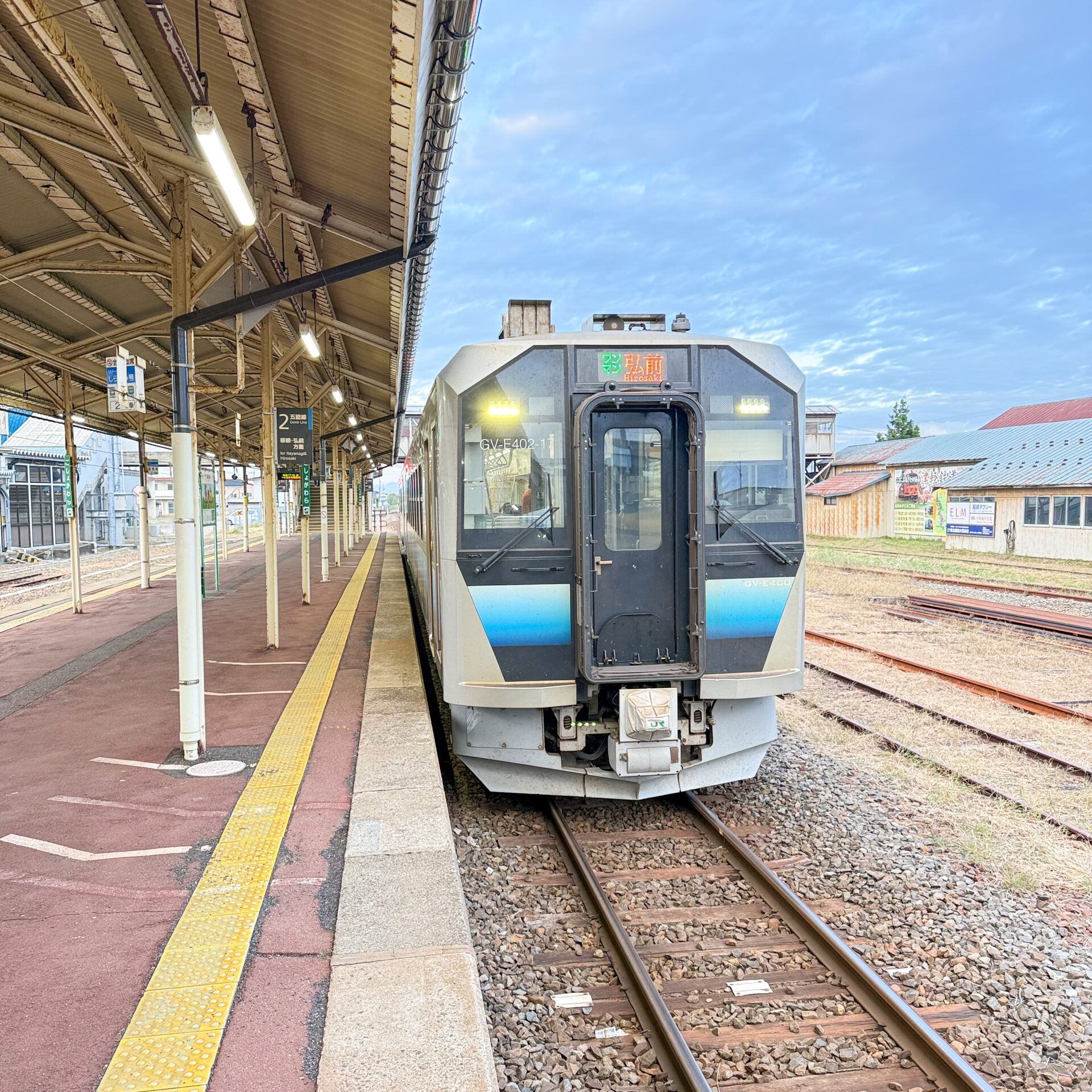 五能線普通列車五所川原駅にて