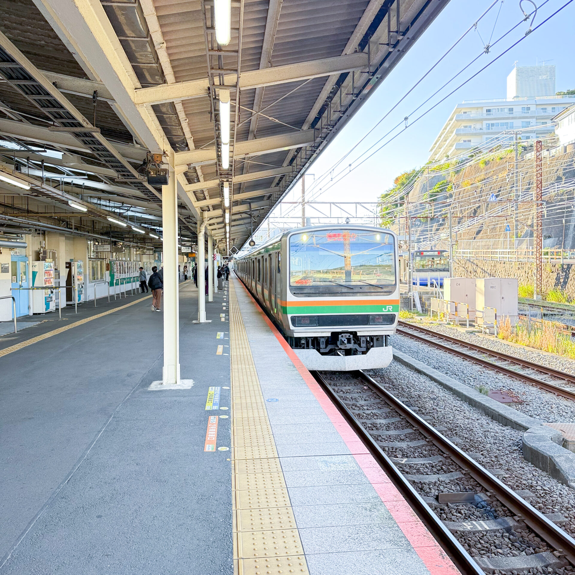 逗子駅ホーム