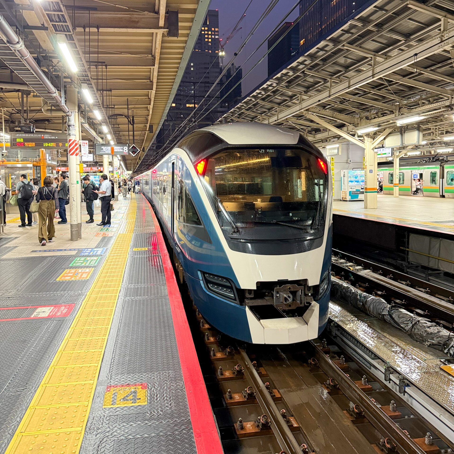 サフィール踊り子東京駅にて