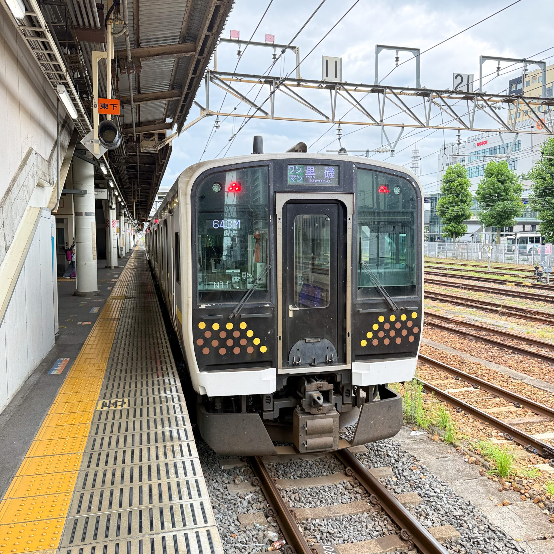 宇都宮線普通列車宇都宮駅にて