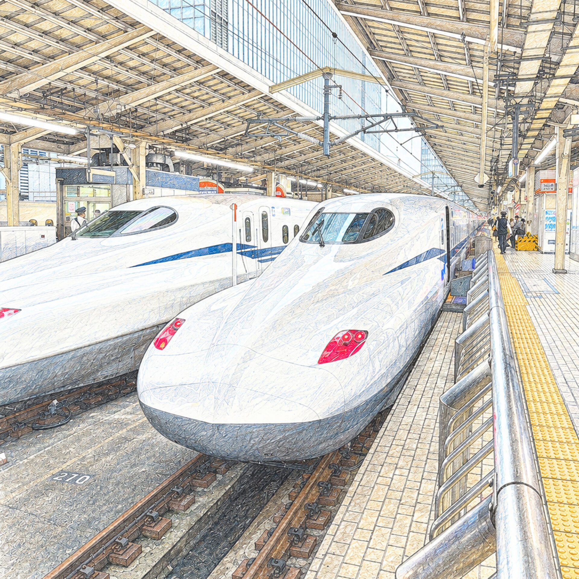 東海道新幹線東京駅ホーム