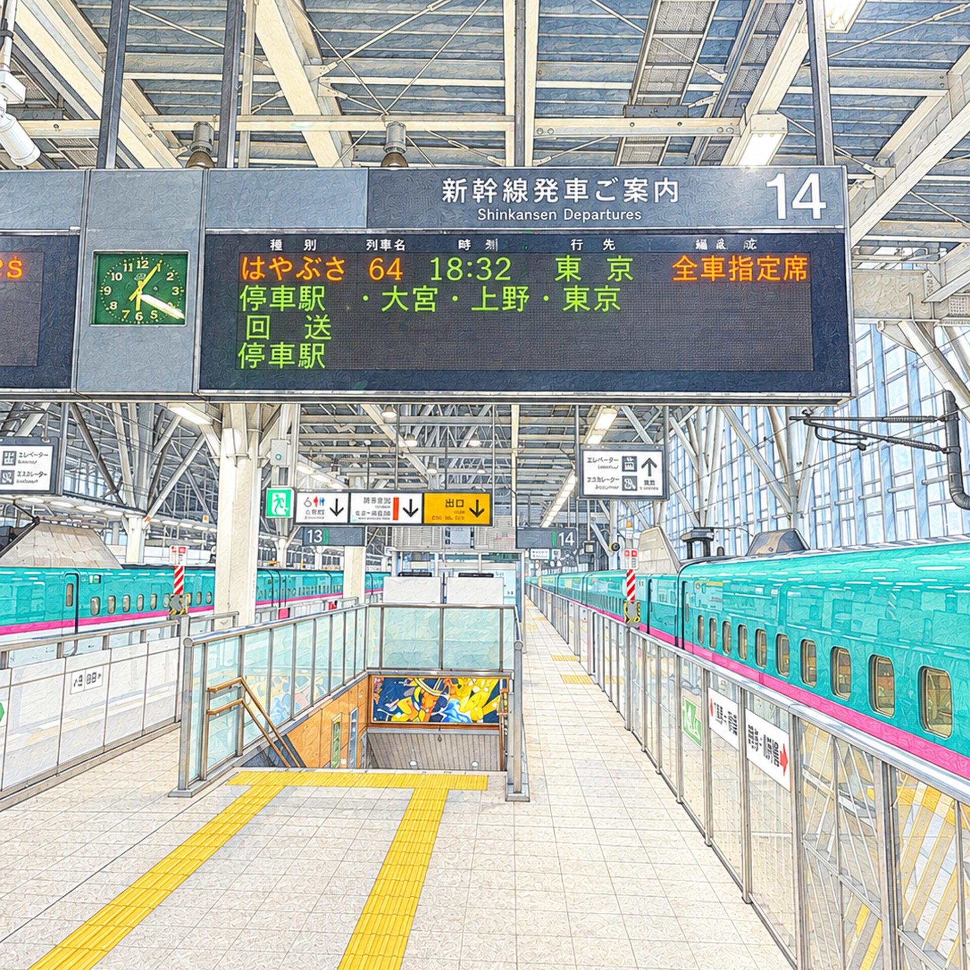新青森駅新幹線ホーム
