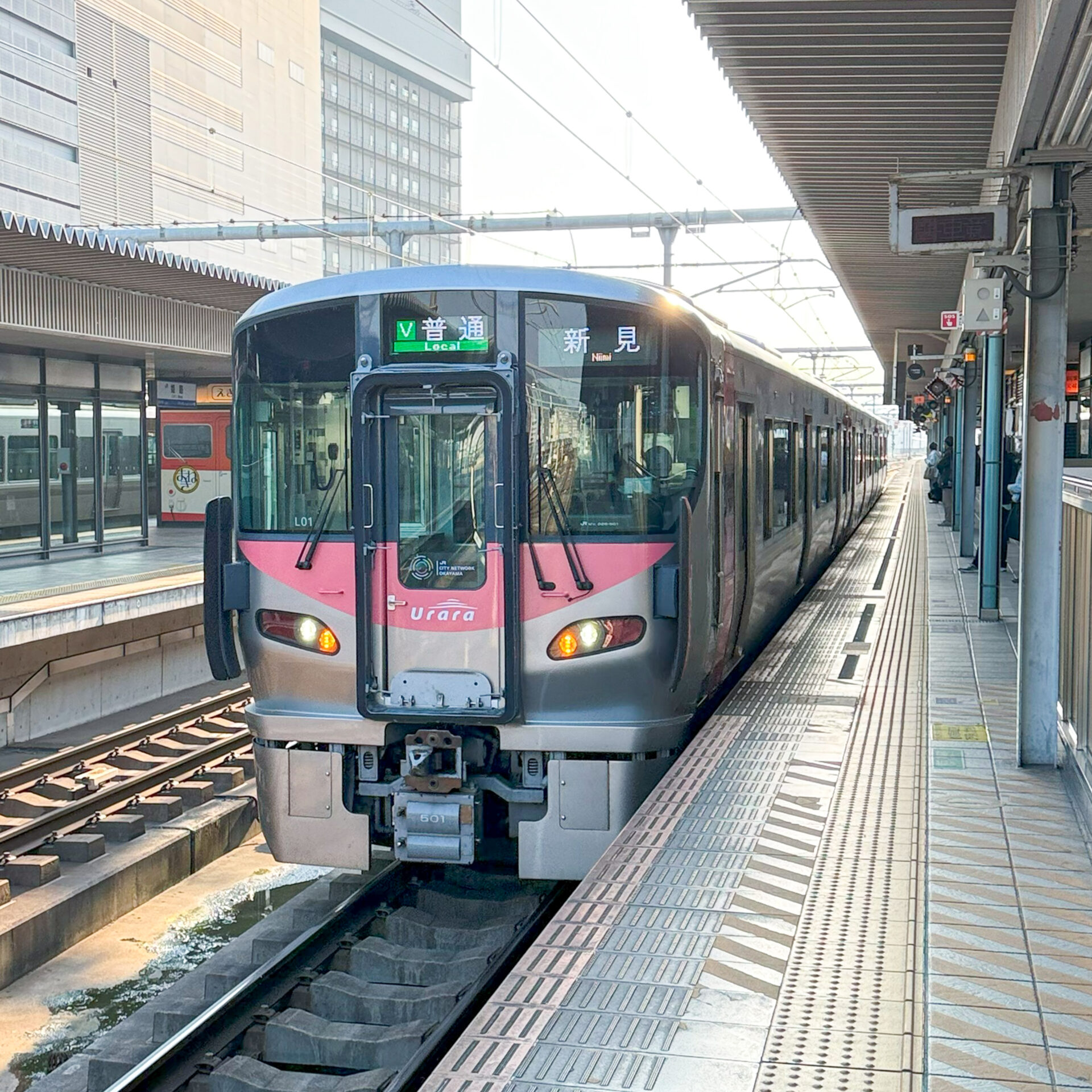 山陽本線普通列車姫路駅にて